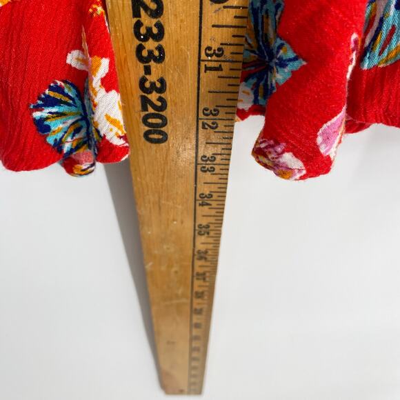 Saide & Sage Dress Women’s Medium Floral Faux Wrap Summer Feminine Flirty - Picture 6 of 8